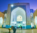 Beautiful tiled portal of Amir Chakhmaq mosque