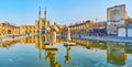 Panorama of Amir Chakhmaq Square, Yazd, Iran