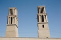 YAZD IRAN View over the Old City of Yazd, Iran Royalty Free Stock Photo