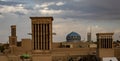 Yazd, Iran - 2019-04-11 - Wind Catcher Towers form natural air conditioning, and date back to ancient Persia