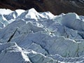Yazghil Glacier in Shimshal valley, Karakoram, Northern Pakistan Royalty Free Stock Photo