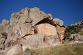 Yazilikaya ancient district in Eskisehir. Royalty Free Stock Photo