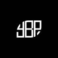 YBP letter logo design on white background. YBP creative initials letter logo concept. YBP letter design Royalty Free Stock Photo