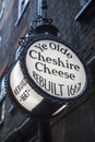 Ye Olde Cheshire Cheese Public House in London