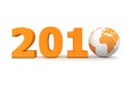 Year 2010 World Orange Royalty Free Stock Photo