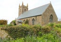 St Bridget\'s parish church in Morvah on the Penwith peninsula in wild west Cornwall England Royalty Free Stock Photo