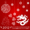 Year of a dragon2 Royalty Free Stock Photo