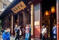 At the 600-year-old Old City God Temple, Shanghai, China Royalty Free Stock Photo