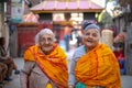 100 year old Happy Asian Elderly Women