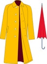 Year-round Raincoat with umbrella