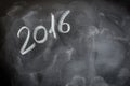 Year 2016 school chalk board