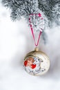 Year of the Sheep Christmas bauble