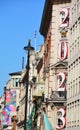 Year 2023 sign of Fortnum and Mason or to just Fortnum\'s is an upmarket department store in Piccadilly, London Royalty Free Stock Photo