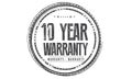 10 year Warranty icon Royalty Free Stock Photo