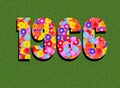 year 1966 written with flowers