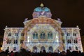 The yearly Light Show `Rendesz-vous Bundesplatz` in Bern