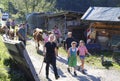 Yearly public Pasture drift in Sasbachwalden, Black Forest,