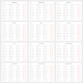 Yearly Wall Calendar Planner Template for 2017