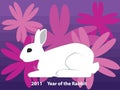 Yearoftherabbit Royalty Free Stock Photo