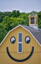 Smiley Barn in Delafield Wisconsin Royalty Free Stock Photo