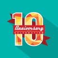 10 Years Anniversary Celebration Design