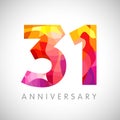 31 years anniversary logo