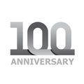 100 years anniversary number Royalty Free Stock Photo