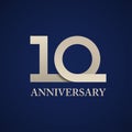 10 years anniversary paper number