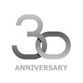 30 years anniversary symbol