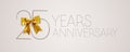 25 years anniversary vector icon, symbol, logo. Graphic background or card Royalty Free Stock Photo