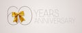 60 years anniversary vector icon, symbol, logo. Graphic background or card Royalty Free Stock Photo