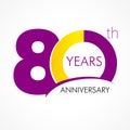 80 years old celebrating classic logo.