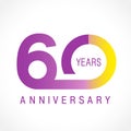 60 years old celebrating classic logo.