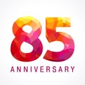 85 years old celebrating fiery logo.