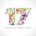 17 years anniversary logo