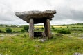 5 000 years old Polnabrone Dolmen in Burren, Co. Clare - Ireland