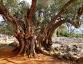 2000 years olive tree in Lun Garden