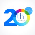 20 years round logo.