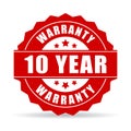 10 years warranty icon