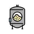 yeast beer production color icon vector illustration