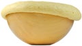 Yeast Dough in Wooden Bowl Royalty Free Stock Photo