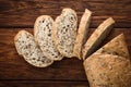 Yeast free healthy homemade bread Royalty Free Stock Photo