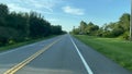 Driving through the Florida countryside on Highway 441