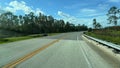 Driving through the Florida countryside on Highway 192