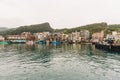 Yehliu fishing harbor in fisherman village in northern Taipei