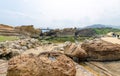 Yehliu Geopark, Taiwan. Royalty Free Stock Photo