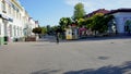 Yeisk street of old architecture houses