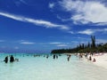 Yejele Beach, Tourists and Ocean @ Mare, New Caledonia