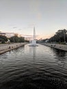 Yekaterinburg, the embankment of the Iset River.