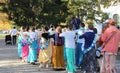 Yekaterinburg, Russia, 10.05.2019, International Society for Krishna Consciousness. People are dancing and singing the Hari-Krishn